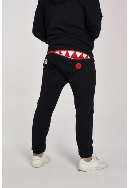 WINTER SPODNIE MĘSKIE HUNGRY ONE BACK TO BLACK