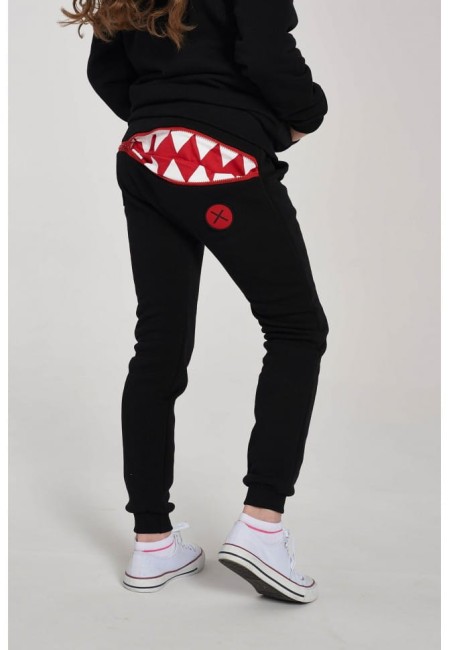 WINTER SPODNIE DZIECIĘCE HUNGRY ONE BACK TO BLACK