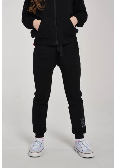 WINTER SPODNIE DZIECIĘCE HUNGRY ONE BACK TO BLACK