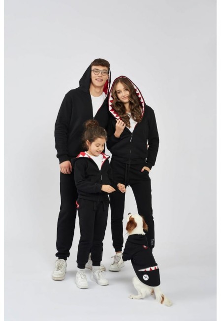 WINTER SPODNIE DZIECIĘCE HUNGRY ONE BACK TO BLACK