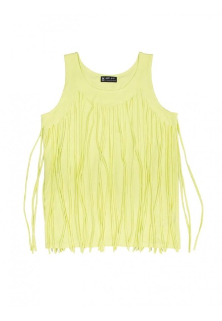 TOP DAMSKI SPAGHETTI LIME