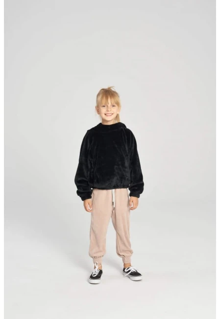 SPODNIE WELUROWE DZIECIĘCE PANTS VELVET PINK