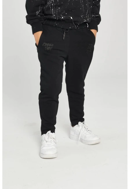 SPODNIE DZIECIĘCE PANTS SLIDE BLACK