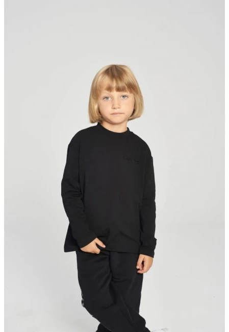 Koszulka z długim rękawem czarna ZD LONGSLEEVE BLACK