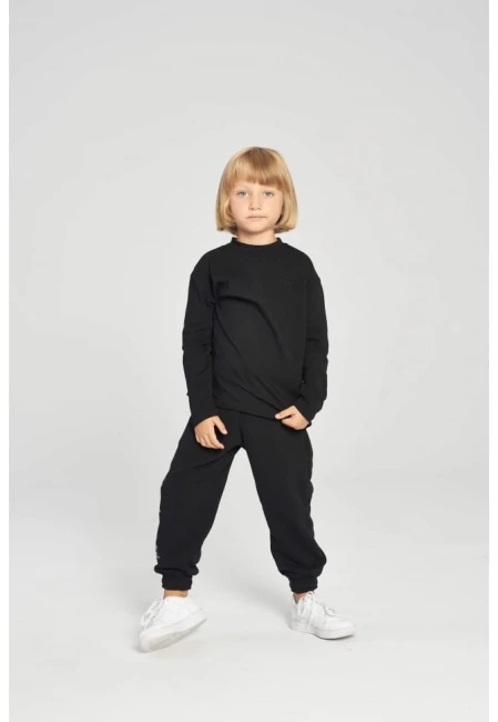 Koszulka z długim rękawem czarna ZD LONGSLEEVE BLACK