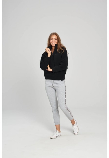 BLUZA POLAROWA DAMSKA SWEATSHIRT FLEECE BLACK