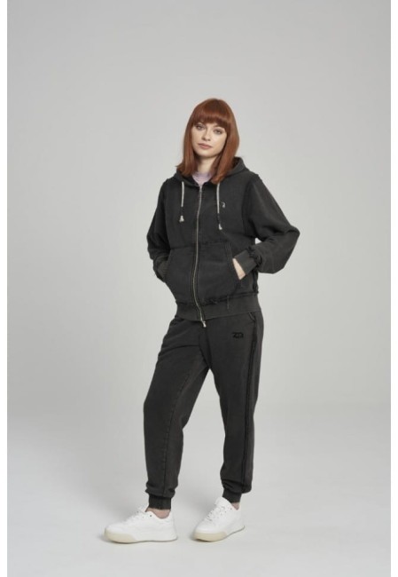 BLUZA DAMSKA HOODIE RAW SEAMS MARABEL
