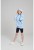 BLUZA DAMSKA HOODIE OVERSIZE SPLASH BLUE