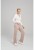 SPODNIE WELUROWE DAMSKIE PANTS FANCY VELVET BEIGE