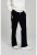 SPODNIE WELUROWE DAMSKIE PANTS FANCY VELVET BLACK