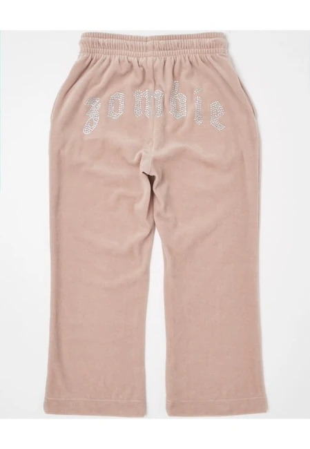 SPODNIE WELUROWE DZIECIĘCE PANTS FANCY VELVET BEIGE