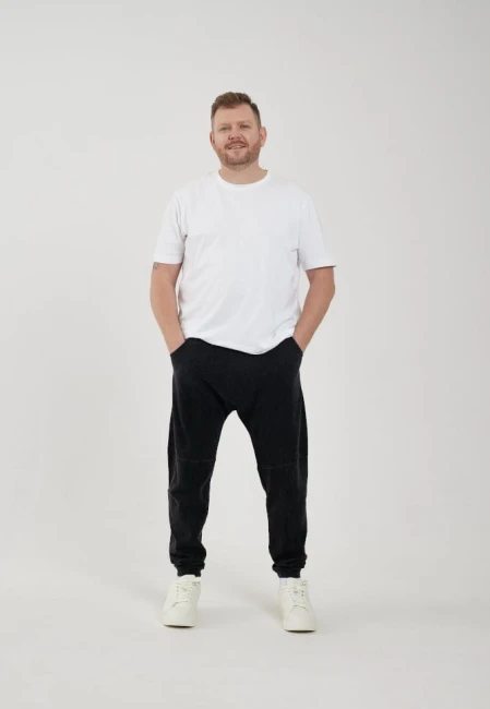 SPODNIE MĘSKIE HUNGRY ONE JEANS BLACK