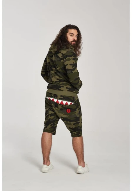 SZORTY MĘSKIE HUNGRY SHORTS CAMO MILITARY