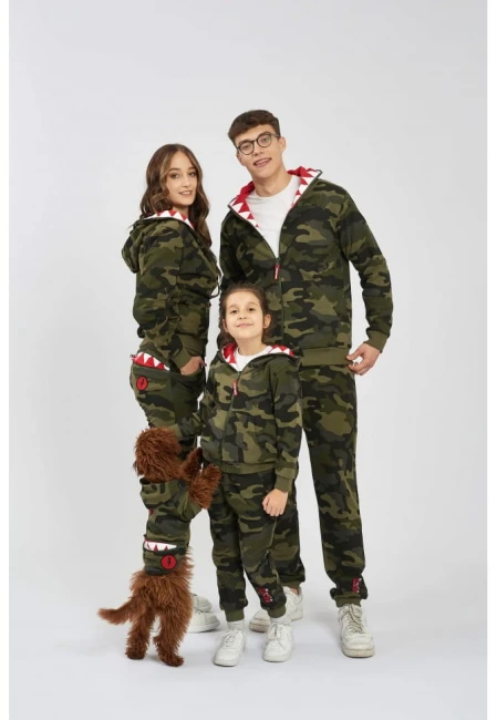 SZORTY MĘSKIE HUNGRY SHORTS CAMO MILITARY