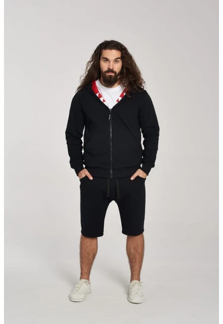 SZORTY MĘSKIE HUNGRY SHORTS BACK TO BLACK