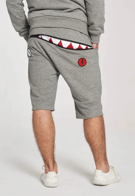 SZORTY MĘSKIE HUNGRY SHORTS GREY MELANGE