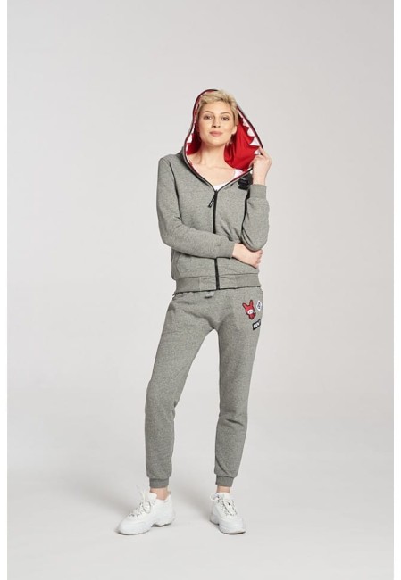 SPODNIE DAMSKIE HUNGRY ONE GREY MELANGE