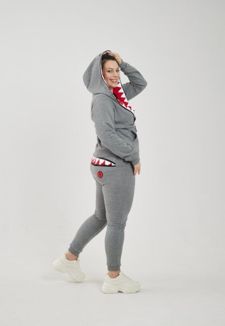 SPODNIE DAMSKIE HUNGRY ONE GREY MELANGE