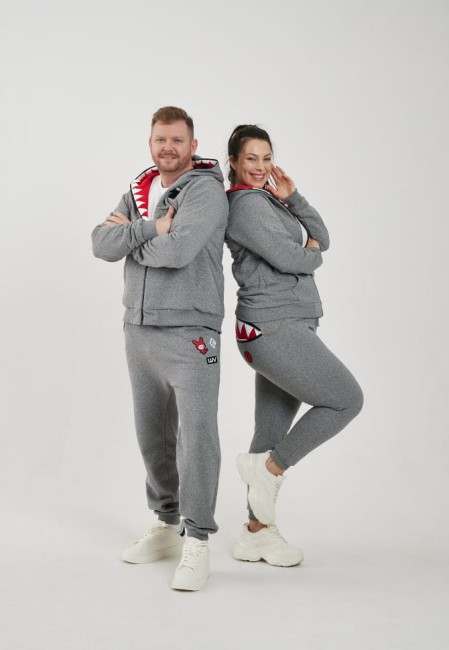 SPODNIE DAMSKIE HUNGRY ONE GREY MELANGE