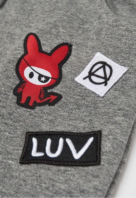 SPODNIE DAMSKIE HUNGRY ONE GREY MELANGE