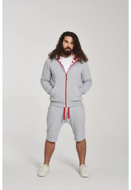 SZORTY MĘSKIE HUNGRY SHORTS GREY