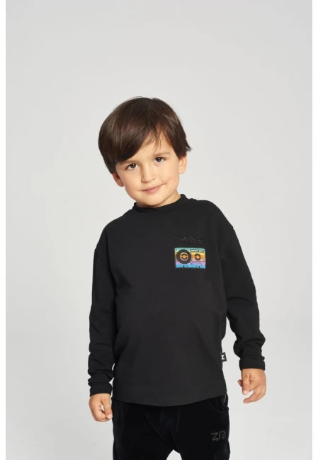 Koszulka z długim rękawem dziecięca Longsleeve Black Music