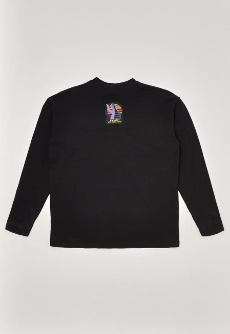 KOSZULKA DAMSKA LONGSLEEVE BLACK MUSIC