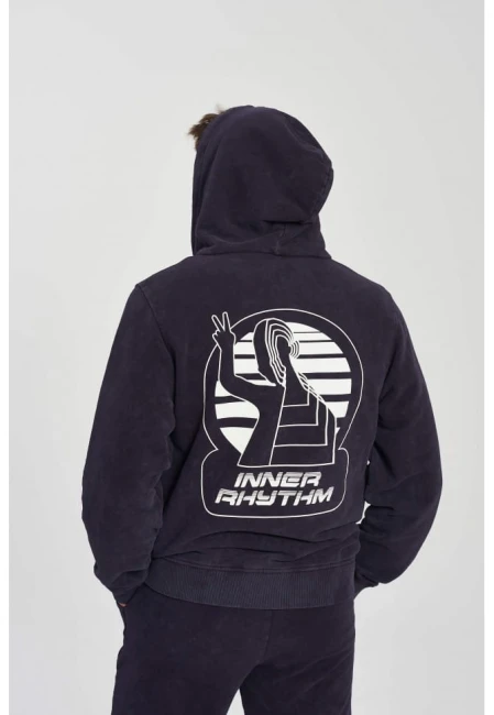 Bluza dresowa Hoodie Purple Rain