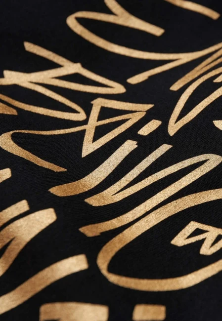 Bluza dziecięca Nice 2 Eat U Golden, zbliżenie na nadruk na plecach