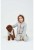 Bluza dla psa Hoodie Dog Grey, zestaw dopasowany do bluzy dziecięcej