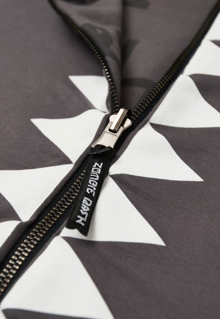 BLUZA ROZPINANA MĘSKA NICE 2 EAT U ALLOVER GREY