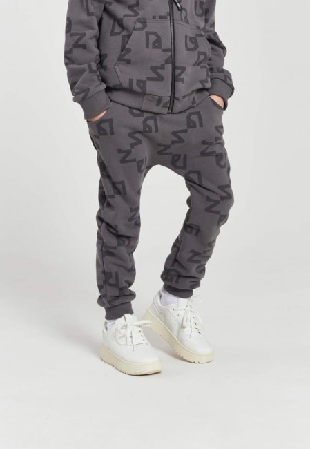 SPODNIE DRESOWE DZIECIĘCE HUNGRY ONE ALLOVER GREY