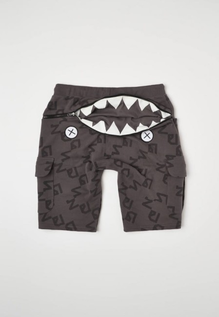 SZORTY DRESOWE MĘSKIE HUNGRY SHORTS ALLOVER GREY