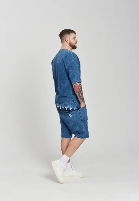 SZORTY DRESOWE MĘSKIE HUNGRY SHORTS JEANS BLUE