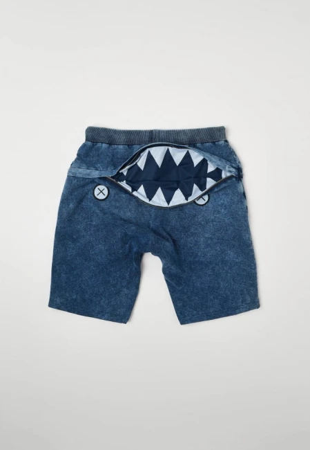 SZORTY DRESOWE MĘSKIE HUNGRY SHORTS JEANS BLUE
