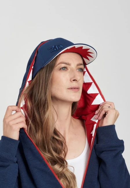 CZAPKA Z DASZKIEM HUNGRY CAP NAVY BASEBALL (UNISEX)