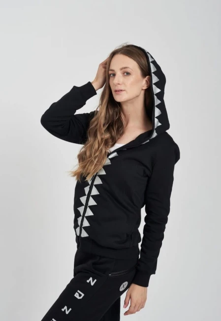BLUZA ROZPINANA DAMSKA NICE 2 EAT YOU SILVER LIGHTS