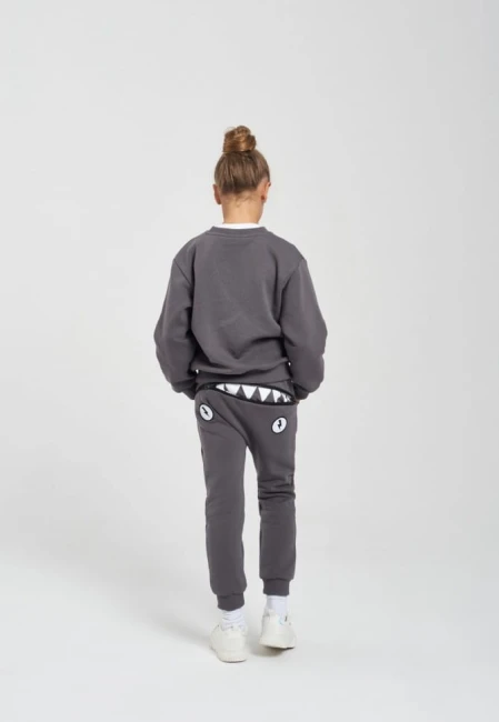 SPODNIE DRESOWE DZIECIĘCE HUNGRY ONE RUST GREY