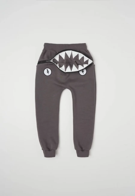 SPODNIE DRESOWE DZIECIĘCE HUNGRY ONE RUST GREY