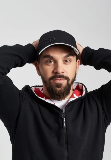 CZAPKA Z DASZKIEM HUNGRY CAP BLACK BASEBALL (UNISEX)