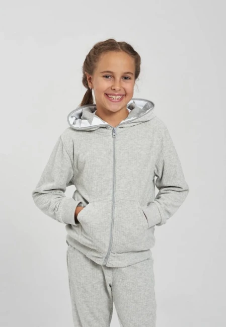 BLUZA ROZPINANA DZIECIĘCA NICE 2 EAT U URBAN GREY