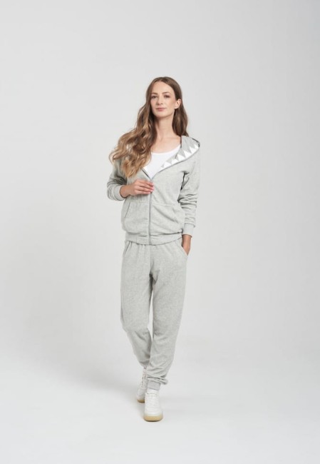 BLUZA ROZPINANA DAMSKA NICE 2 EAT U URBAN GREY