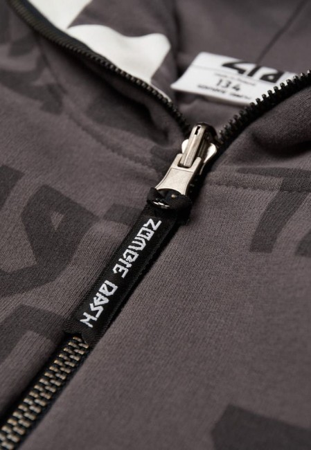 BLUZA DZIECIĘCA NICE 2 EAT U ALLOVER GREY