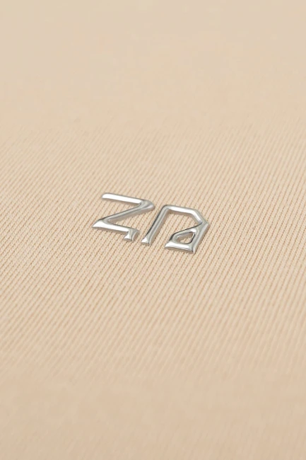 Bluza damska Sweatshirt Sandstone, zbliżenie na logo ZD