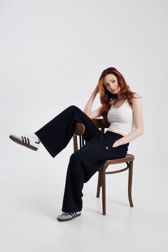 Przejdź do produktu SPODNIE DAMSKIE BAGGY PANTS OBSIDIAN