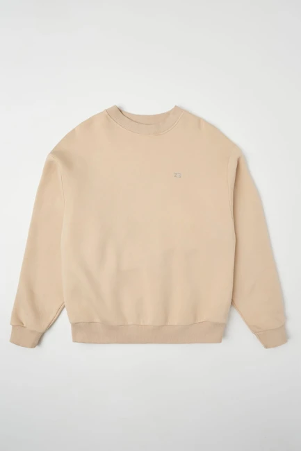 Bluza damska Sweatshirt Sandstone, zdjęcie produktowe rozłożone na płasko