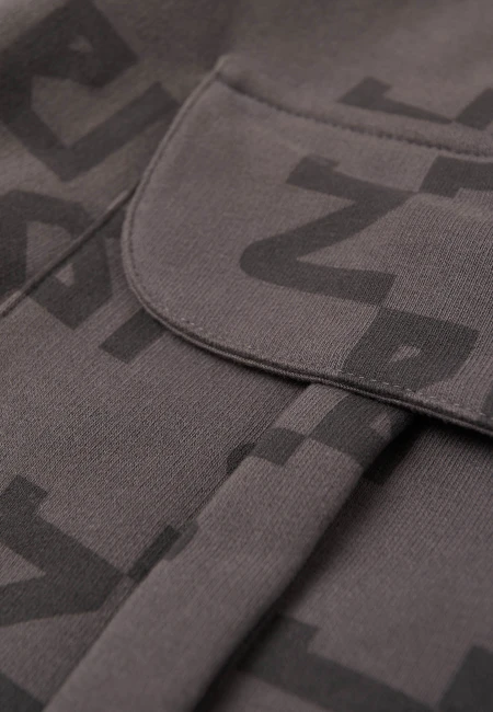 SZORTY DRESOWE MĘSKIE HUNGRY SHORTS ALLOVER GREY