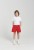 SZORTY KĄPIELOWE DZIECIĘCE SWIMMING SHORTS RED