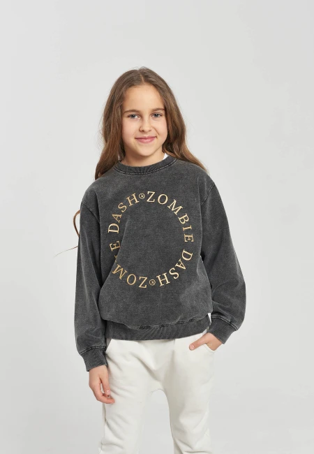 Bluza dziecięca Sweatshirt Jeans Black