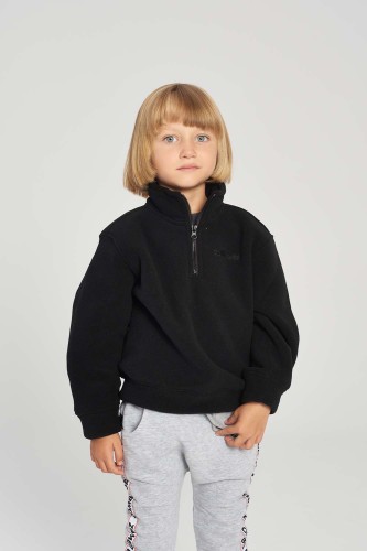 Przejdź do produktu SWEATSHIRT FLEECE BLACK (Bez naszywek)